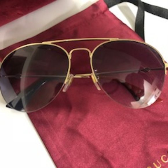 Gucci Accessories - GUCCI AVIATOR SUNGLASSES